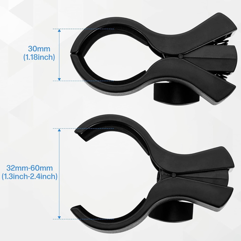 ไมโครโฟนขนาดใหญ่ Spring ClipMicrophone AccessoriesWireless Adaptive Microphone CantileverShock MountClipFits: ไมโครโฟน 3.2 ซม. และ 6 ซม.