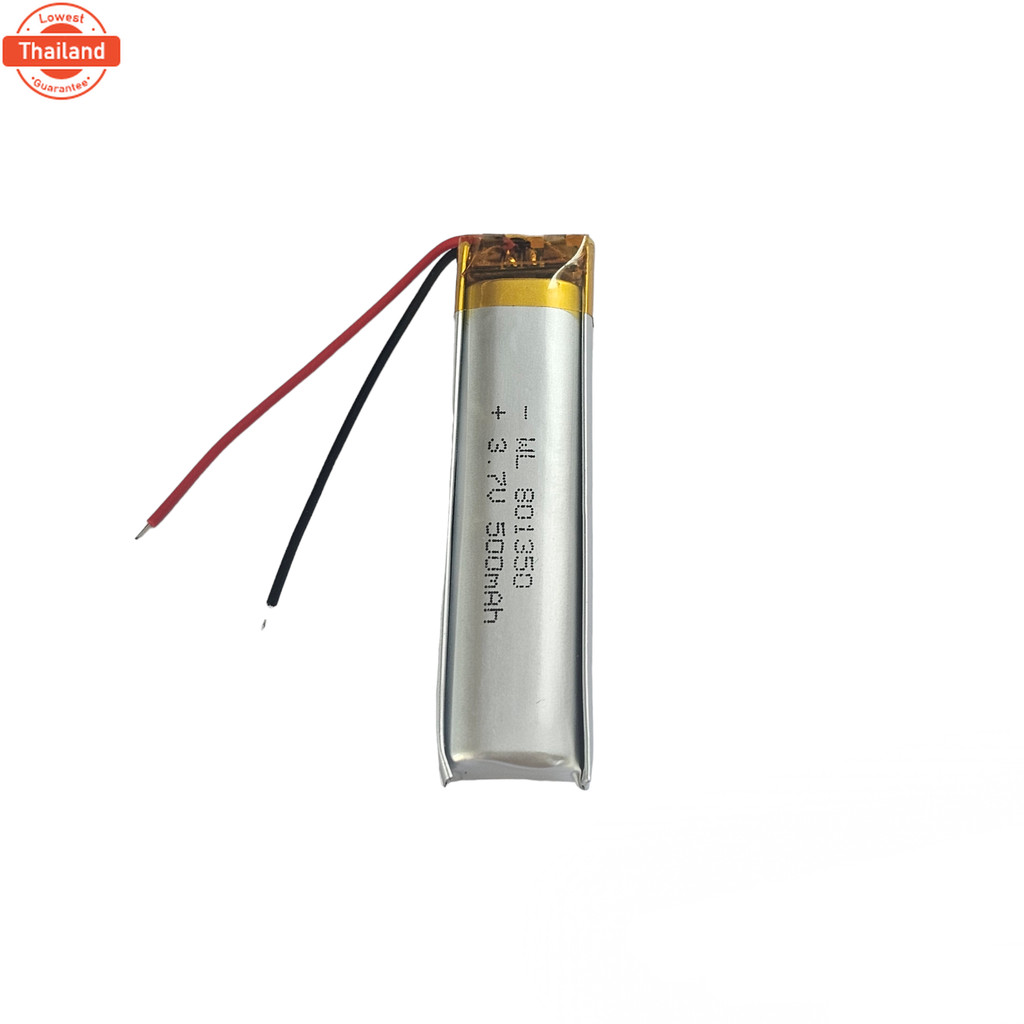 battery 3.7v 500mAh 801350 MP4 GPS แตเตอรี่  MP3 Bluetooth Stereo DIY Gift มีประกัน จัดส่งเร็ว