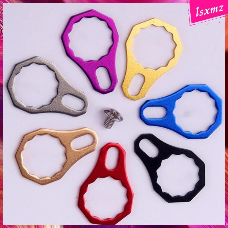[Lsxmz] เปลี่ยนแผ่นล็อครอกตกปลาสกรูน็อต DIY อุปกรณ์เสริมด้ามจับรอกตกปลา, 21.5x14.4 มม