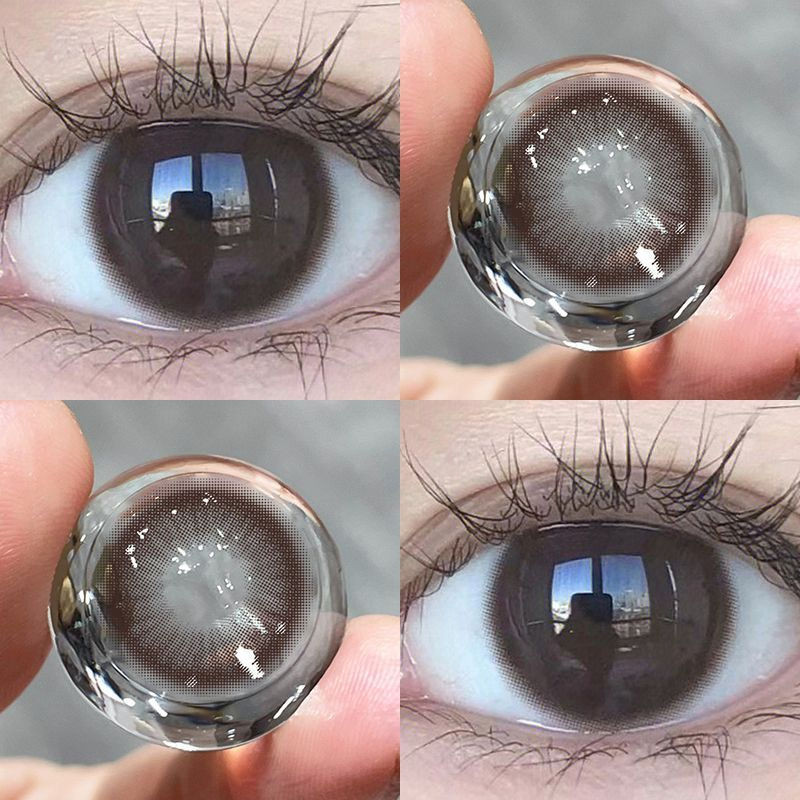 （COD）-100~-800 2pcs+BOX 🔥คอนแทคเลนส์สี🔥 คอนแทคเลนส์รายปี คอนแทคเลนส์ คอนแทคเลนส์สายตาสั้น 14.0mm/14.