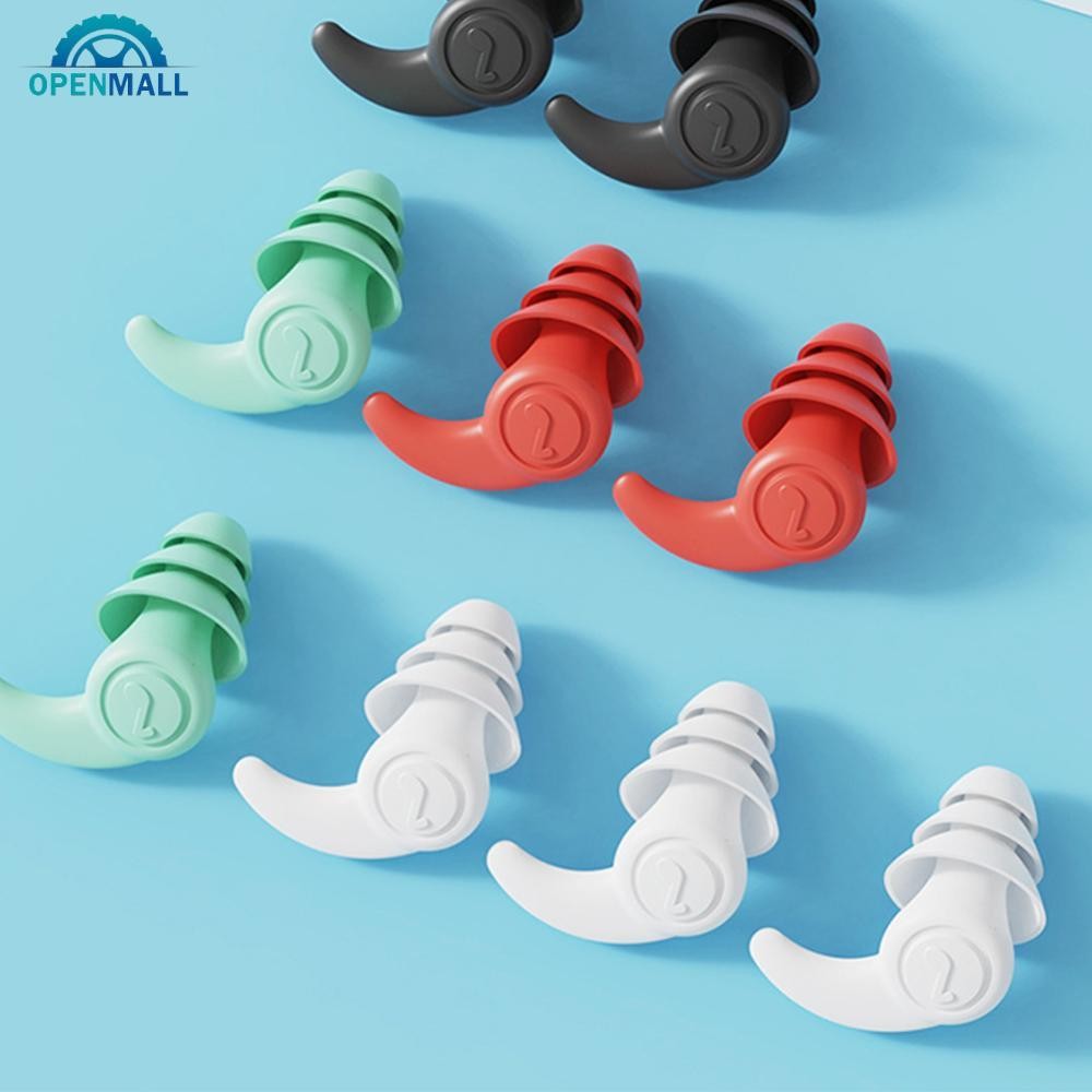 OPL ซิลิโคนที่อุดหูป้องกันเสียงรบกวนนุ่มนํากลับมาใช้ใหม่ล้างทําความสะอาดได้กันเสียงที่อุดหูนอนเดินทา