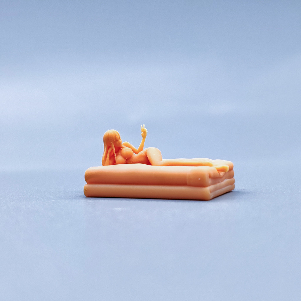 [Uh Hum Model] 1: 64 ตุ๊กตา 1: 43 โมเดลสีขาวขนาดเล็กเซ็กซี่ Dream นอนท่าทางที่นอน Kitagawa S430