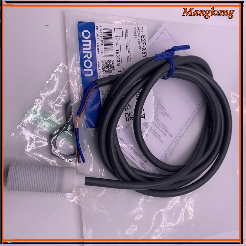 ของใหม่! E2F-X5Y1 หัว 18 mm จับโลหะ ระยะจับ 5 mm 2 สาย NO ไฟ 12-24VDC