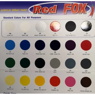 REDFOX สีสเปรย์ กระป๋อง เรดฟ๊อก สีรองพื้น สีอะคริลิค สีสเปรย์อเนกประสงค์