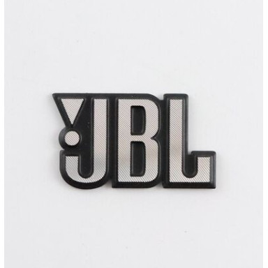 ชิ้นส่วนเปลี่ยนป้ายโลโก้ JBL Aluminium silvery 23mm(0.90")X 13mm(0.51")