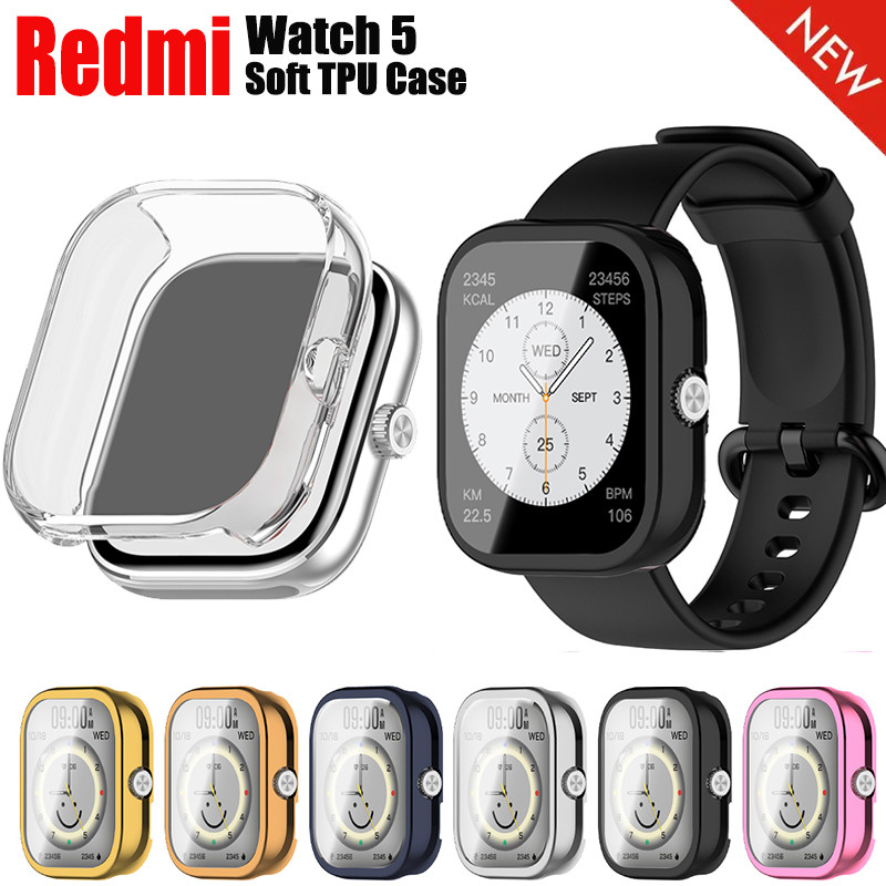 Soft TPU Hollow Case สําหรับ Realme Watch 5 กรอบเกราะป้องกันสําหรับ realme Watch 5 Protector อุปกรณ์เสริมนาฬิกาอัจฉริยะ