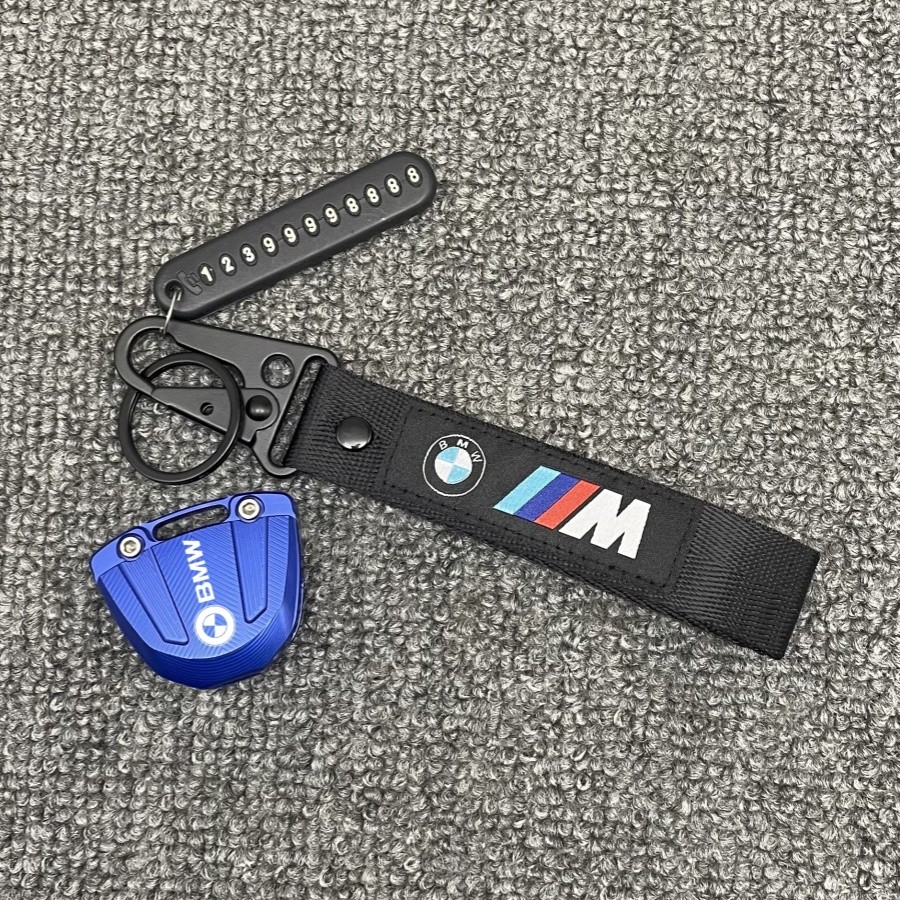 เหมาะสําหรับ BMW Latte NINET G310RR S1000RR S1000XR กุญแจเปลือกกุญแจพร้อมพวงกุญแจ