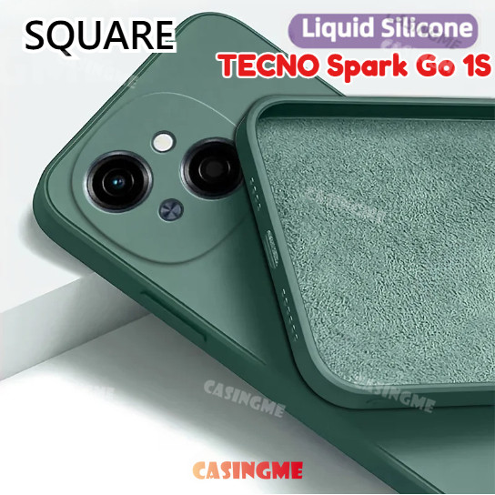 สําหรับ TECNO Spark Go 1S 2025 Square Liquid สําหรับ TECNO Spark Go 1 S SparkGO1S GO1S 1GO Go1 S 4G 