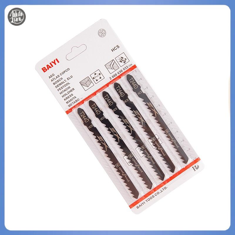 WL| 5 ชิ้น/เซ็ต HCS 6T Jig Saw des T244D/T344D สําหรับ Fast ตัดตรงตัดใหม่