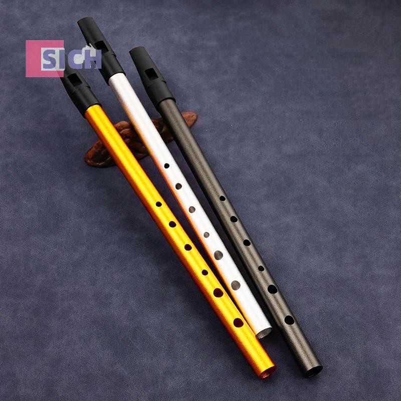 [Sich] 1PCแท้ไอริชนกหวีดขลุ่ยC/Dคีย์ดีบุกเพนนีนกหวีด6หลุมที่สมบูรณ์แบบแบบดั้งเดิมไอริชเพลงเครื่องดนตรีใหม่