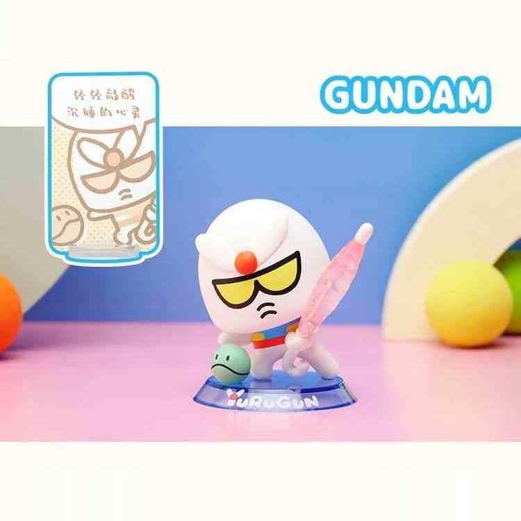 [คลังสินค้าพร้อม] [กล่องปริศนา Gaoyan] YuRuGun YuRuGun กล่องปริศนากันดั้ม Bandai QMSV Unicorn Q ตุ๊กตานามธรรมน่ารักโมเดลของเล่นตกแต่ง