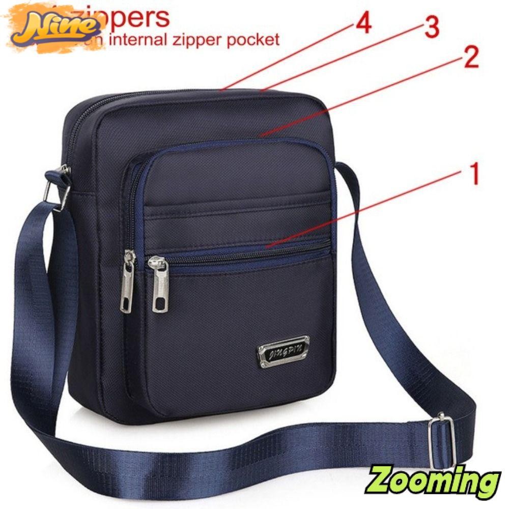 ZOOMING กระเป๋าสะพายข้างผู้ชาย Travel Large Satchel Boy Messenger Bags