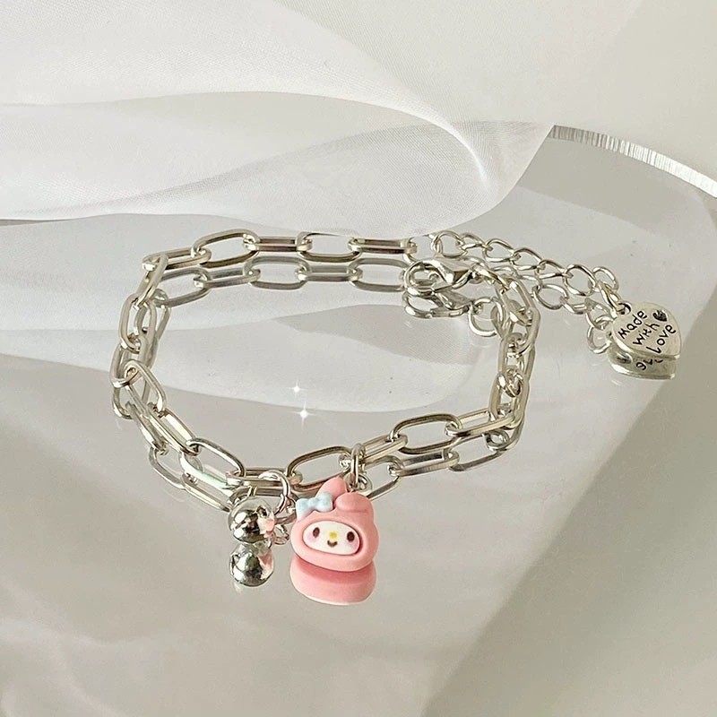 สร้อยข้อมือโซ่ผู้หญิงลาย Cute Motif JS 1144