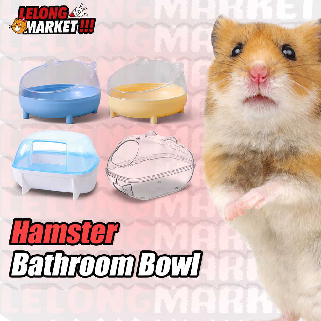[Bilik Mandi Hamster] Hamster Sandbox Bathroom Playbox Hamster / Hamster อ่างอาบน้ํา Toilet Small An