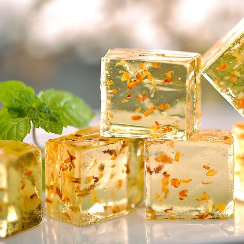 เค้กคริสตัล Osmanthus Osmanthus Lin Crystal Candy Osmanthus Crystal Cake Osmanthus Candy Ice Crystal