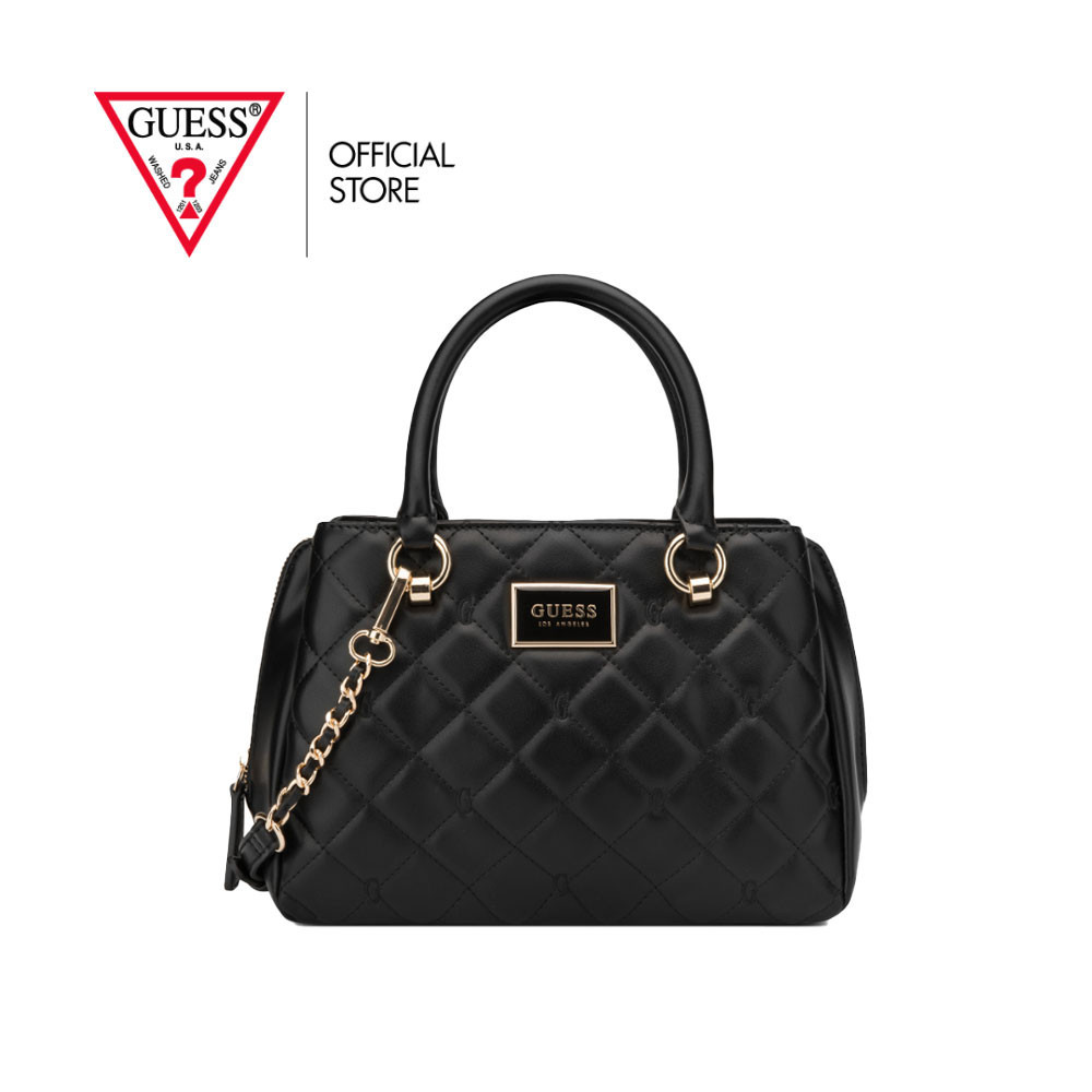 Guess กระเป๋า รุ่น VG959606 GWYN SATCHEL สีดำ