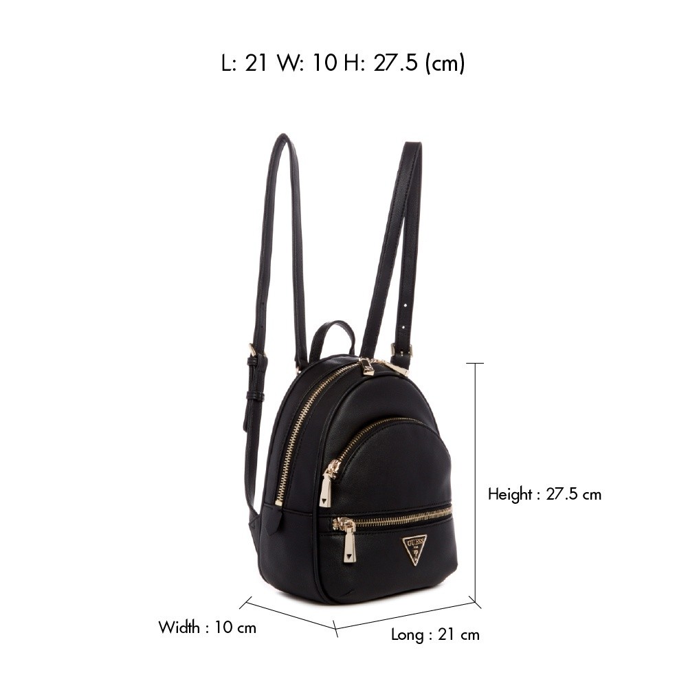 GUESS กระเป๋าเป้ผู้หญิง รุ่น BG699432 MANHATTAN BACKPACK สีดำ