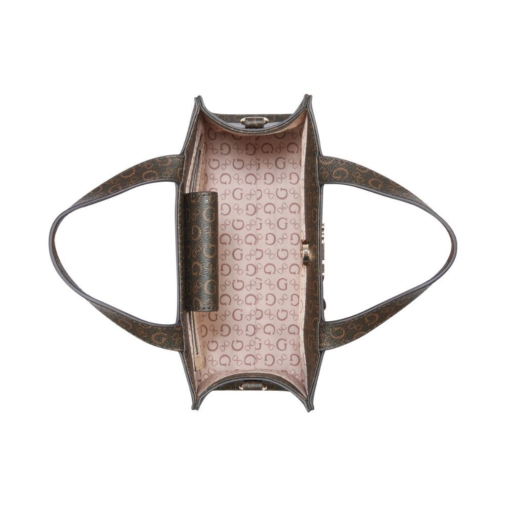 GUESS กระเป๋า รุ่น SG940581  FIDDLEWOOD MINI TOTE BROWN สีน้ำตาล