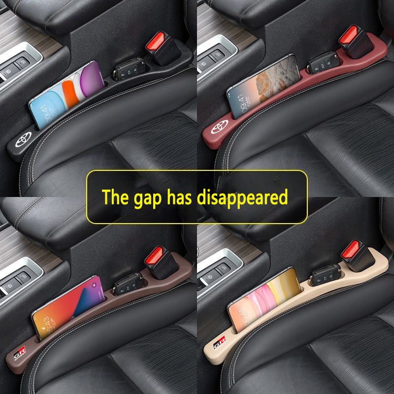 1/2pcs Toyota Alphard รถที่นั่ง Gap ปลั๊กแถบด้านข้างตะเข็บรถ Gap Filler รั่วที่นั่ง Gap Storage Organizer สําหรับ Alphard AH10 AH20 AH30 AH40 อุปกรณ์เสริม