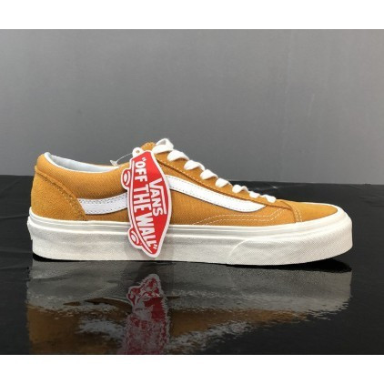♞     , ♘     รองเท้าผ้าใบ Vans รุ่นเก่าสำหรับผู้ชายและผู้หญิง สีเหลือง