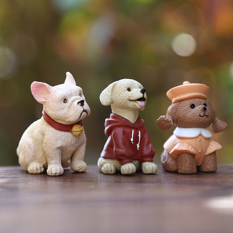 12 ชิ้น/เซ็ต 3-4 ซม.สัตว์เลี้ยงสุนัขตุ๊กตาเยอรมัน รูปที่ 3