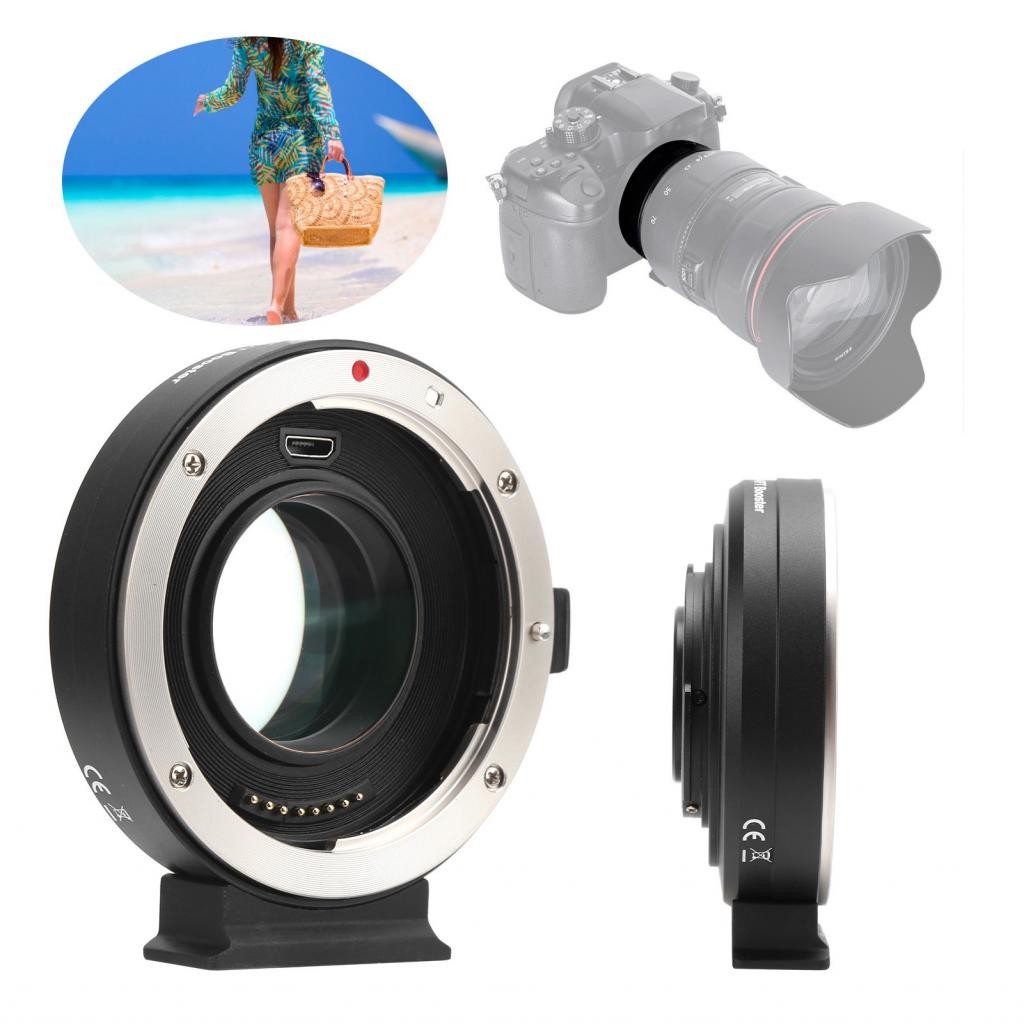 AEF - MFT Booster Lens Adapter Lightweight 0.71x Focal Reducer สำหรับกล้อง M4/3