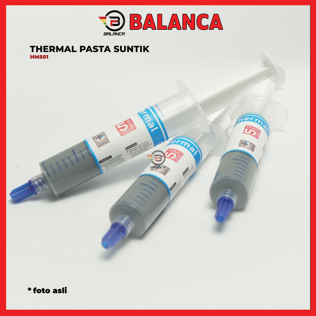 วางความร้อน HM501 - HY501 จาระบีฉีดขนาดใหญ่เครื่องทําความเย็น CPU VGA แล็ปท็อปคอมพิวเตอร์เดสก์ท็อป