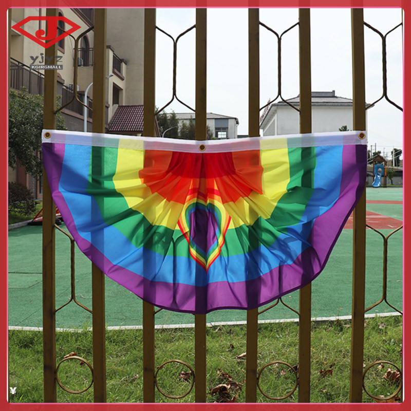 Pride Rainbow Flag Rainbow LGBT แบนเนอร์ LGBT Pride Party ตกแต่ง