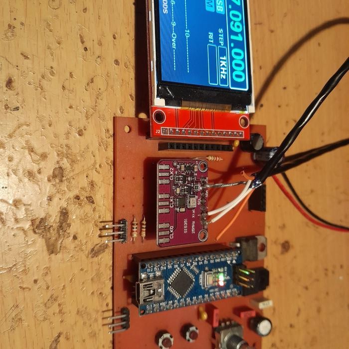 Arduino Nano BITX VFO DDS SI5351 OLED PCB อะไหล่ SSD1306 TFT SPI 1.8" - 3.5" อุปกรณ์ไฟฟ้า