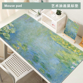 Van Gogh ภาพวาดสีน้ํามันแผ่นรองเมาส์ขนาดใหญ่โต๊ะคอมพิวเตอร์ส…