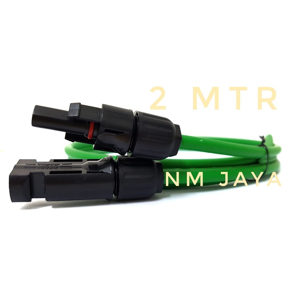 สายแผงโซลาร์เซลล์ Twin Solar Panel Akiku หรือ Visero 2x2.5mm 2 Mtr plus MC4