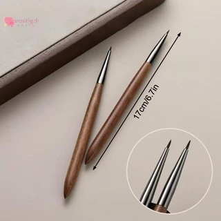 RENBG ไม้จันทน์เล็บ UV ปากกาเจลแปรงเล็บ Liner แปรงดอกไม้ภาพวาดวาดปากกาเล็บเครื่องมือ TH