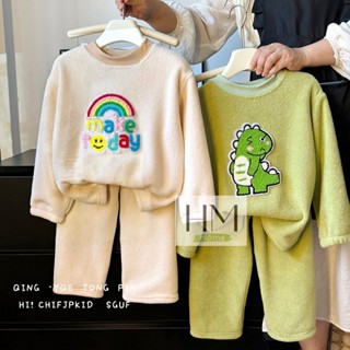 ชุดนอนเด็ก ชุดนอนกันหนาว เสื้อผ้ากันหนาว ผ้าหนาๆ สำหรับ6เดือ…