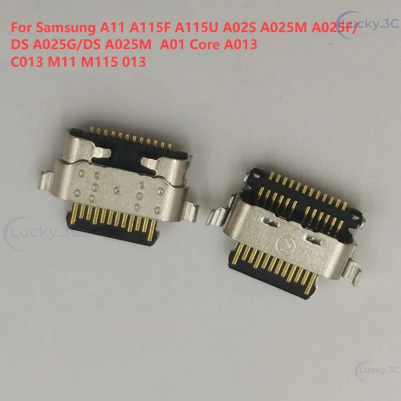 10PCs USB ชาร์จพอร์ต dock ปลั๊กสําหรับ Samsung Galaxy A11 a115f a115u a02s a025m a025f/DS a025g/DS a