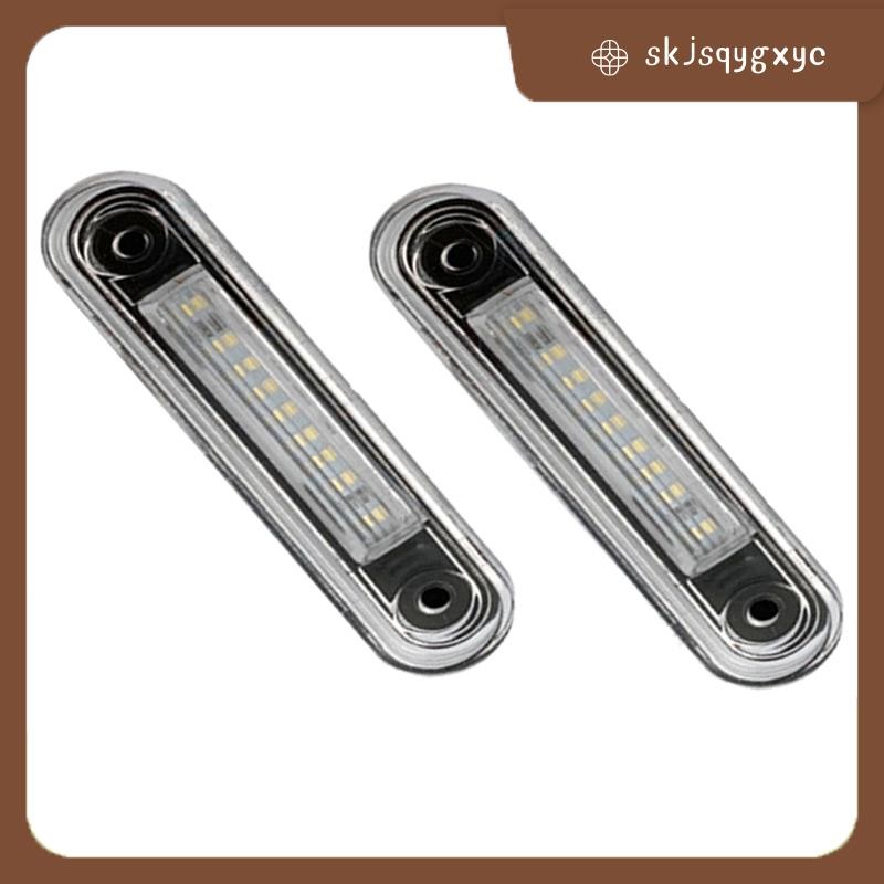 skjsqygxycCar A1248200256 ไฟท้ายด้านหลังป้ายทะเบียน LED สําหรับ E-Class W124 W202 124800256 ก1288200