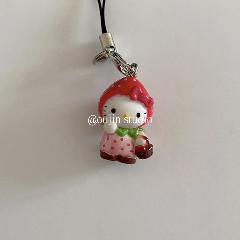 น่ารักสาวหัวใจเคสโทรศัพท์จี้โทรศัพท์โซ่ - รูปที่ 2