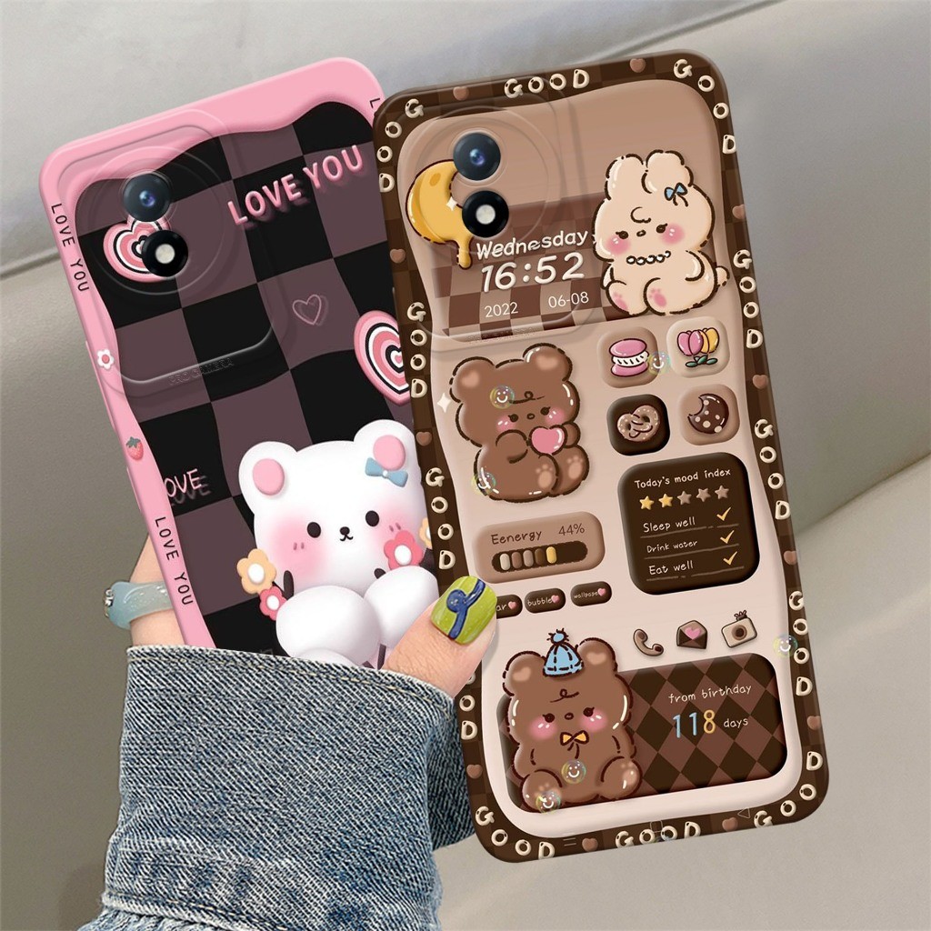 Vivo Y02 / Y02T / Y02A Case Procamera Fashion Case Softcase Protect Camera Silicone Tpu