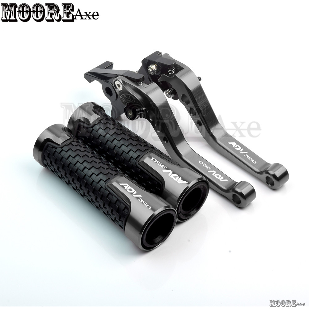 Mooreaxe สําหรับ Honda ADV350 2022 - 2024 อุปกรณ์เสริมรถจักรยานยนต์เบรคคันโยกคลัทช์พร้อมมือจับปลายเปิด YSTZ02