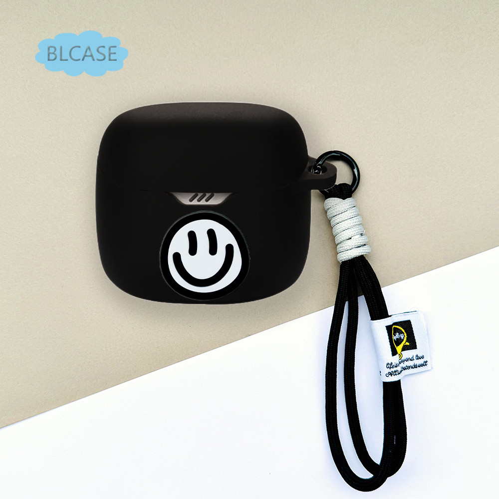 สําหรับ JBL TUNE FLEX /FLEX 2 กรณีหูฟังฝาครอบป้องกันการ์ตูนซิลิโคนหูฟัง Soft Sleeve Anti-fall Protector พร้อมแหวน - รูปที่ 3