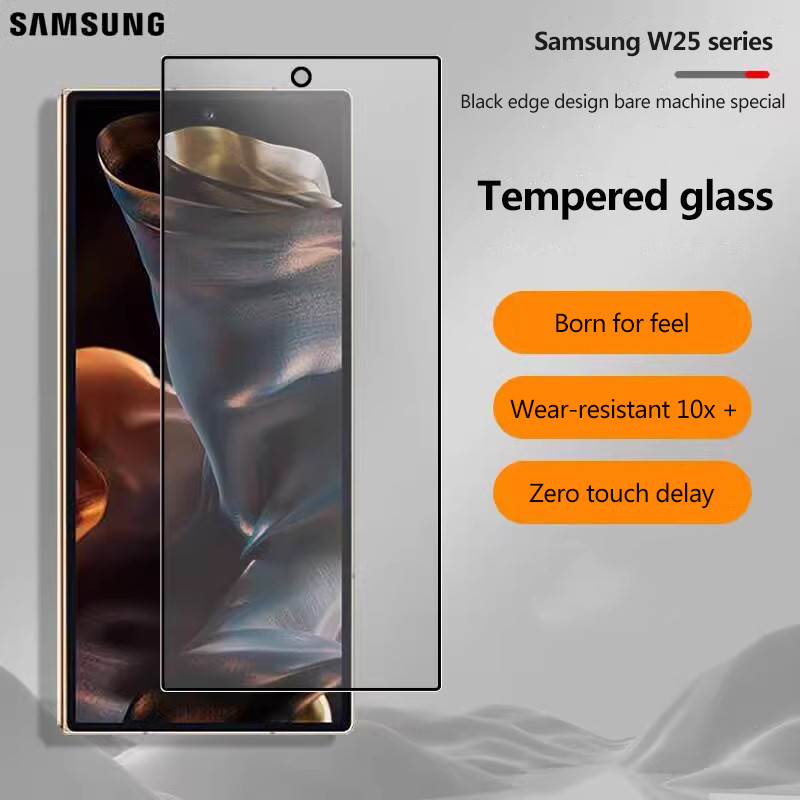 ป้องกันหน้าจอกระจกนิรภัยสําหรับ Samsung Galaxy Z พับ SE พิเศษ W25 พับ 6 Slim 5 4 3 2 ฟิล์มป้องกันเต็
