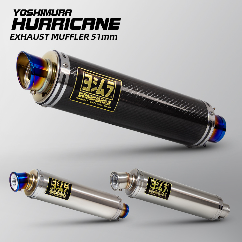 Yoshimura Hurricane GP-89 ท่อไอเสียรถจักรยานยนต์สําหรับ ktm 390duke 752s fz150 R3 mt07 mt09 pcx125 n