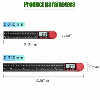 เครื่องวัดมุมดิจิตอลมุม วัดมุมได้360องศา 2ขนาด 200MM 300MM ไม่เป็นสนิม