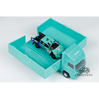 Tarmac Works 1:64 Hilux AXCR 2017 สีเขียว รถโมเดลDiecast