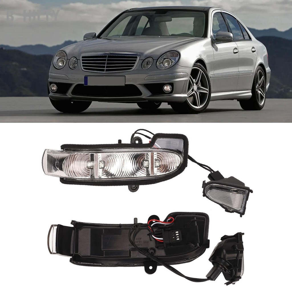 B_HILTY 1 คู่ LED ด้านข้างไฟเลี้ยวไฟสัญญาณ 2038201321 กระจกมองหลังไฟเลี้ยว สำหรับ Benz W463 W211 E32