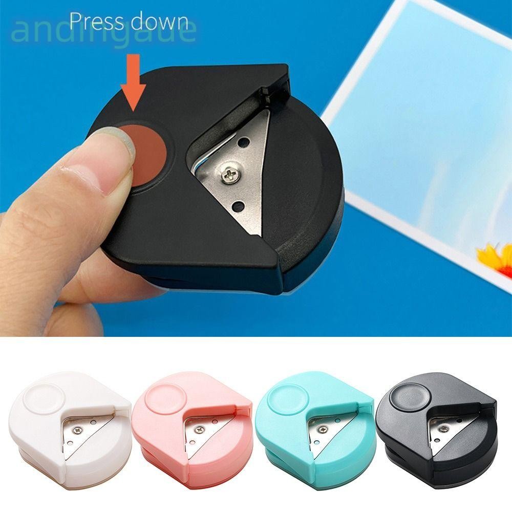 Andin R4 Corner Rounder Mini Portable|เครื่องเล็มขนกระดาษเครื่องเขียนมุมรอบที่เจาะกระดาษ