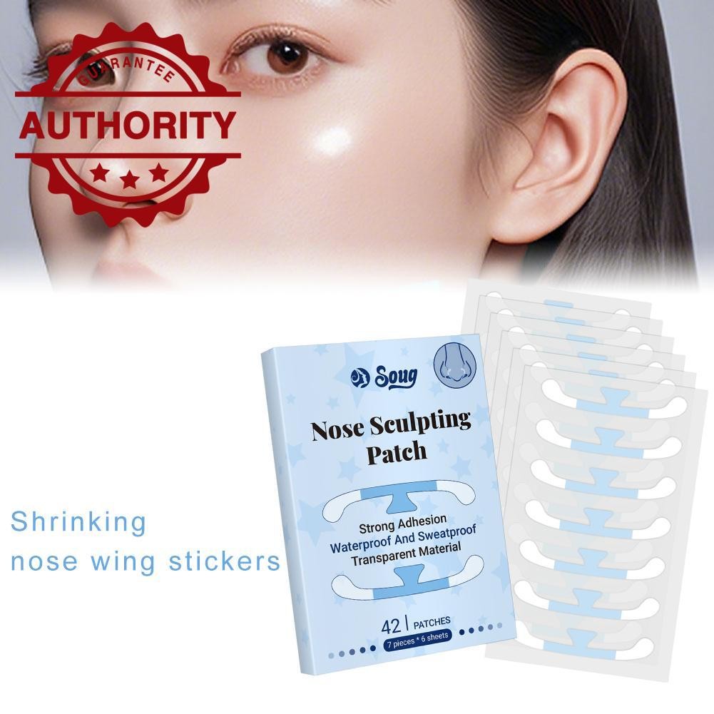 Sug สติกเกอร์จมูกที่มองไม่เห็นสติกเกอร์ปีกจมูกหดตัวสําหรับคอสเพลย์ A2g8
