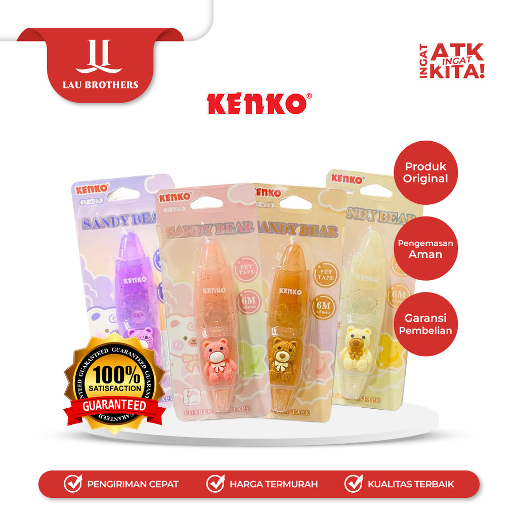 KENKO CORRECTION TAPE CT-602SB SANDY BEAR [6M x 5mm] (1PC)