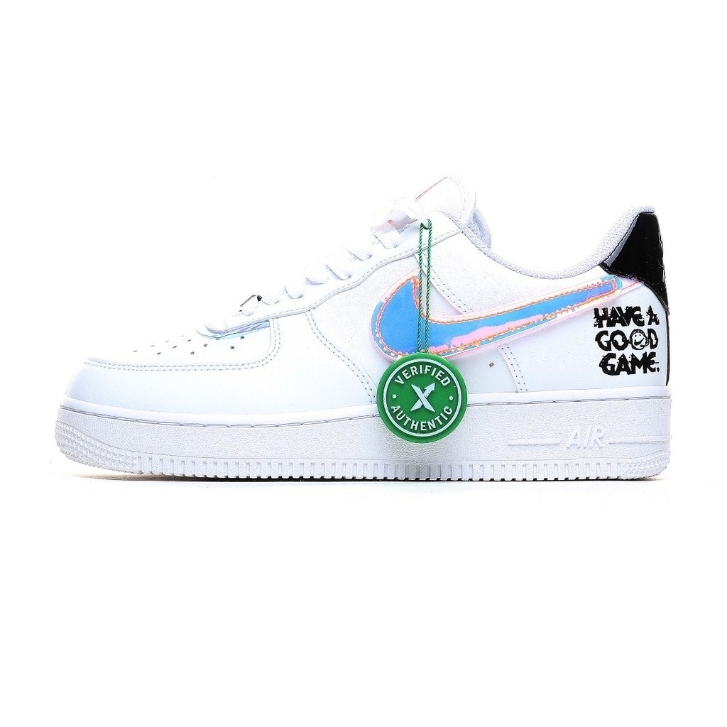 คุณภาพสูง Air Force 1 Low E-Sports วิดีโอเกมรองเท้ากีฬากันลื่นตัดต่ำสำหรับผู้ชายและผู้หญิงรองเท้าวิ่