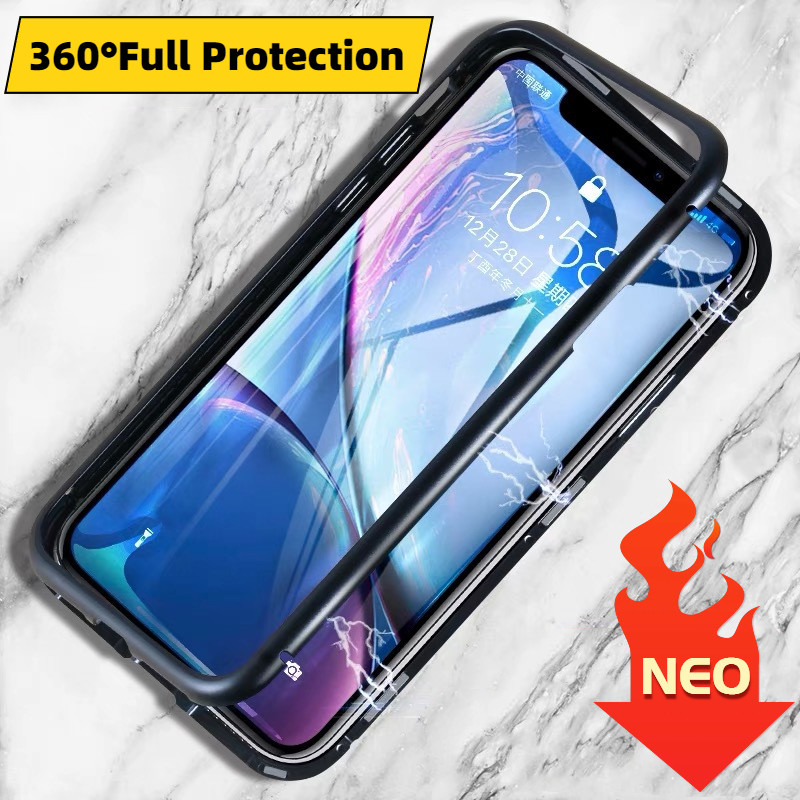 เข้ากันได้กับ Xiaomi POCO X5 PRO X7 PRO X6 PRO F4 X3 GT X3 NFC X3 PRO F3 360 ป้องกันหรูหราแม่เหล็กกระจกนิรภัยฝาครอบ ราคา ถูกที่สุด ดีลบีเคเค รูปภาพหลัก