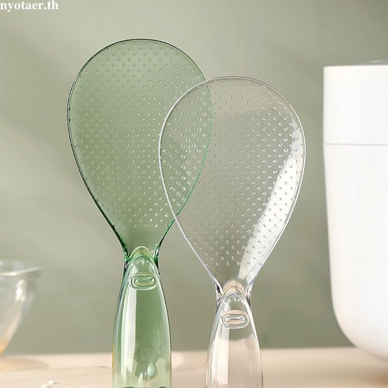 ✨COD✨ทัพพีตักข้าว ทัพพี ทัพพีตักอาหาร ทัพพีฟางข้าวสาลี ทัพพีพลาสติก ข้าวไม่ติด ล้างง่าย ตักข้าวไม่ติดทัพพี - รูปที่ 3